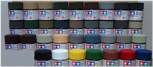 Flat Acrylic Paints by Tamiya