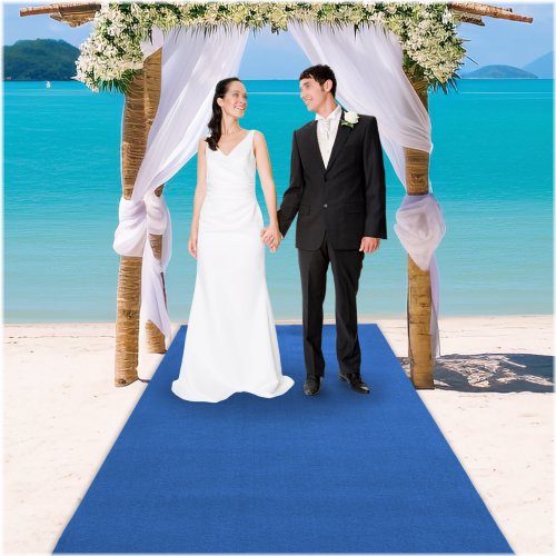 Blue Celebration Carpet Runner